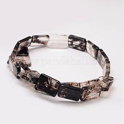 Синтетические черные нитевидные кварцевые бусины&nbsp;G-K153-N03