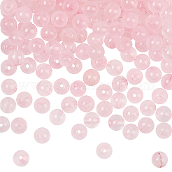 200 шт. нити круглых бусин из натурального розового кварца&nbsp;G-SP0001-19A