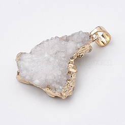 Естественно druzy агат подвески&nbsp;G-Q494-76F