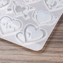 Тема дня святого валентина diy кулон силиконовые Молды&nbsp;SIL-F016-03B