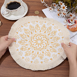 1 шт. коврики под стакан из полиэстера Bohemia&nbsp;WOOD-DJ0001-22