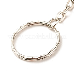 Окрашенные синтетические бирюзовые брелки&nbsp;KEYC-JKC00328-01