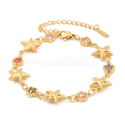 Браслеты из нержавеющей стали 304 для женщин&nbsp;BJEW-U026-02B-G