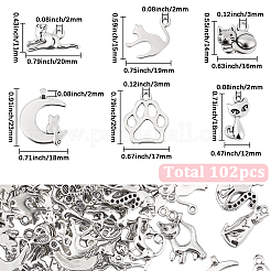 102 шт. Подвески из сплава в тибетском стиле&nbsp;FIND-BM0001-12