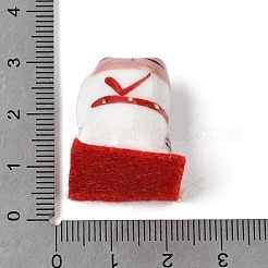 Керамические украшения для витрин с изображением счастливого кота&nbsp;DJEW-G048-01B