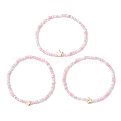 3 шт. браслет из стеклянного бисера&nbsp;BJEW-MZ00298