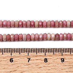 Природные родонит бисер нитей&nbsp;G-G343-A01-2x4mm