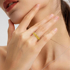 14 шт. 7 стиля из нержавеющей стали с рифлеными кольцами для пальцев&nbsp;STAS-SC0010-65G