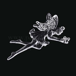 Прозрачные пластиковые большие подвески&nbsp;KY-T042-05