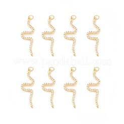 Кулоны из экологически чистой латуни с микропаве и кубическим цирконием&nbsp;KK-I698-05G