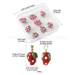 8шт подвески ручной работы лэмпворк&nbsp;LAMP-FS0001-52B