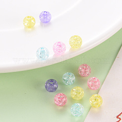 Прозрачных бусин акриловые треск&nbsp;X-MACR-S370-G8mm