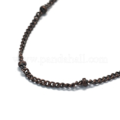 Ожерелья-цепочки из латуни&nbsp;NJEW-D302-84R