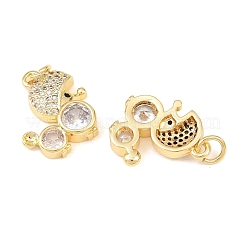 Латунные микро проложить кубического циркония подвески&nbsp;KK-C162-075G