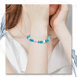 1021шт 12 стиля окрашенные синтетические бирюзовые бусины&nbsp;TURQ-BM0001-01