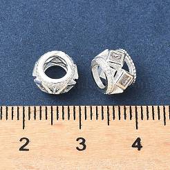 Латунь микропаве прозрачный кубический цирконий европейский бисер&nbsp;KK-A254-16S