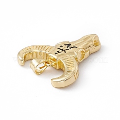 Подвески из латуни с черной эмалью&nbsp;KK-I692-07G