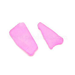 Кабошоны из матового стекла серии океан&nbsp;LS-GLAA-WH0031-06C