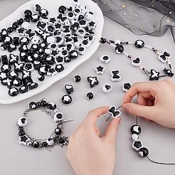 170шт 17 стиля акриловые бусины&nbsp;OACR-PH0004-37