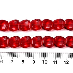 Стеклянные бусины с гальваническим покрытием &nbsp;EGLA-N012-07N