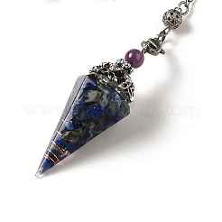 Натуральный лазурит лазурит маятник большие подвески&nbsp;G-H285-02P-05