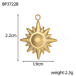 Подвески из нержавеющей стали 304&nbsp;STAS-OY005-66G