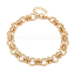 Браслеты-цепочки из нержавеющей стали 304 для женщин&nbsp;BJEW-H207-01D-G