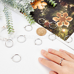 10 шт. 5 стиля оправы для колец из нержавеющей стали 304&nbsp;STAS-UN0031-53