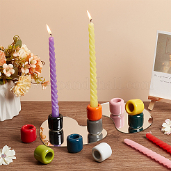 10 шт. двухцветные фарфоровые подсвечники ручной работы&nbsp;FIND-NB0005-42