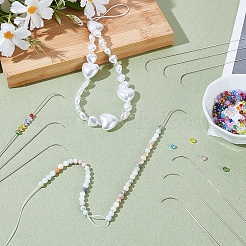 15 шт. железные изогнутые иглы для бисероплетения для прядильного станка&nbsp;FIND-UN0007-38