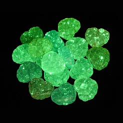 Светящиеся прозрачные акриловые бусины&nbsp;LACR-S001-14E