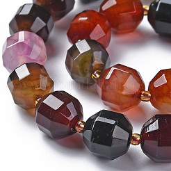 Природный агат бисер нитей G-T131-118A