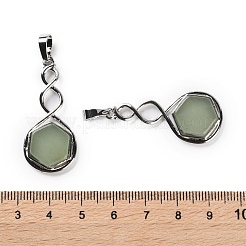 Подвески из драгоценных камней/белых ракушек&nbsp;G-F777-05P