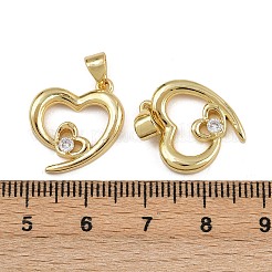 Латунные микро проложить кубического циркония подвески&nbsp;ZIRC-I367-03G