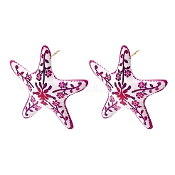 Серьги сплава&nbsp;EJEW-D327-04KCG-02