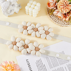 Подхваты для штор из волоконных цветов&nbsp;AJEW-WH20022-50A-01