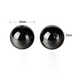 100шт 8мм натуральный черный турмалин круглые бусины&nbsp;DIY-LS0002-41