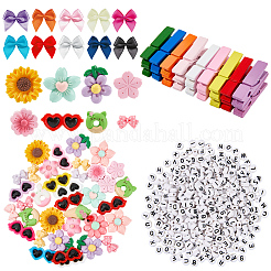 Наборы для самостоятельного изготовления деревянных зажимов&nbsp;DIY-SP0005-10