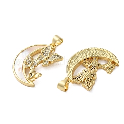 Латунные микро проложить кубического циркония подвески&nbsp;KK-U070-03C-G