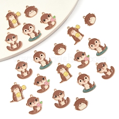 20шт 5 стиля подвески из сплава с эмалью&nbsp;ENAM-FS0003-06