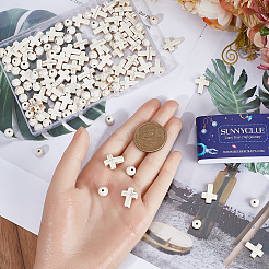 160шт 2 стиля синтетические бирюзовые бусины&nbsp;TURQ-SC0001-20B