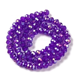 Запекание гальванических нитей стеклянных бусин X-DGLA-A039-J10mm-B05