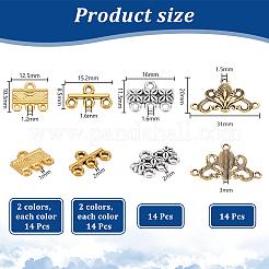 84 шт. 6 стиля сплава люстра компоненты соединения&nbsp;FIND-PH0020-20