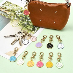 Подвесные украшения из эмали из сплава 12 шт.&nbsp;HJEW-YW00188