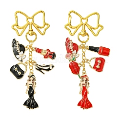 Женская сумка шляпа обувь сплав эмаль подвеска украшение&nbsp;HJEW-YW00080-01