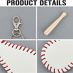 Наборы для самостоятельного изготовления багажных бирок на бейсбольную тематику&nbsp;DIY-CL0002-24A