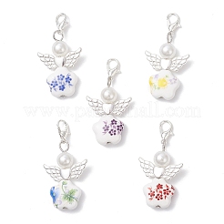 Подвесные украшения из фарфора ручной работы&nbsp;HJEW-JM03939