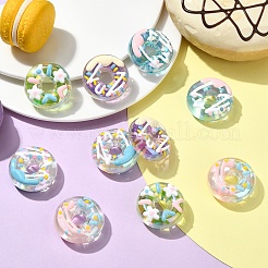 5шт 5 стиля непрозрачные акриловые бусины&nbsp;MACR-YW0004-50