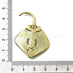 Латунная фигурка манты статуя для гостиной украшение стола дома&nbsp;DJEW-Q008-08AB