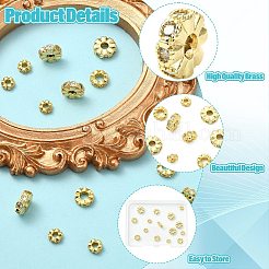 15 шт. 3 стиля латунные бусины-разделители из кубического циркония&nbsp;KK-CJ0003-84